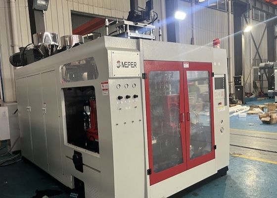 Double Layer Cosmetic Bottle Extrusion Blow Machine Automatic 4 Head
