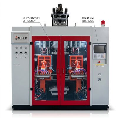 MEPER Multi-Cavity 500ml Container Blow Molding Equipment 80FDE-4S(100)