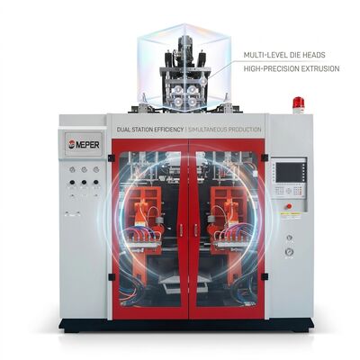 Precision 120kN Clamping PE Blow Molding Machine 80FDE-4S(100)