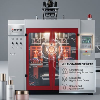 MEPER Multi-Cavity 500ml Container Blow Molding Equipment 80FDE-4S(100)