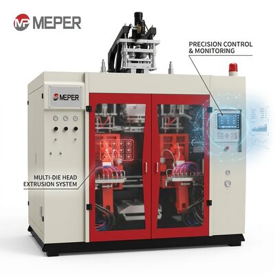 Heavy-Duty 8.6-Ton Industrial Extrusion Blow Molder 80FDE-4S(100)