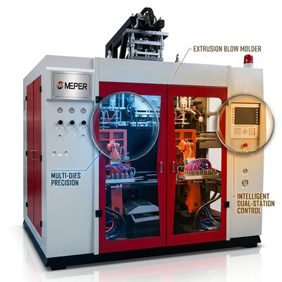 Cosmetic Bottle 4-Die Blow Molding Equipment 80FDE-4S(100)