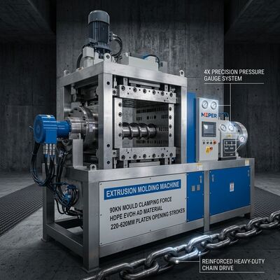 150KN Clamping Plastic Container Blowing Machine with Dual Station